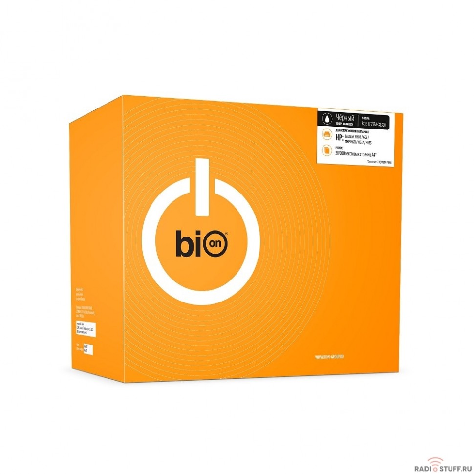 Bion CF237A-XL30K Картридж для HP LaserJet Enterprise Flow M632, LaserJet Enterprise M607/M608/M609/M631/M632 (30000  стр.), Черный