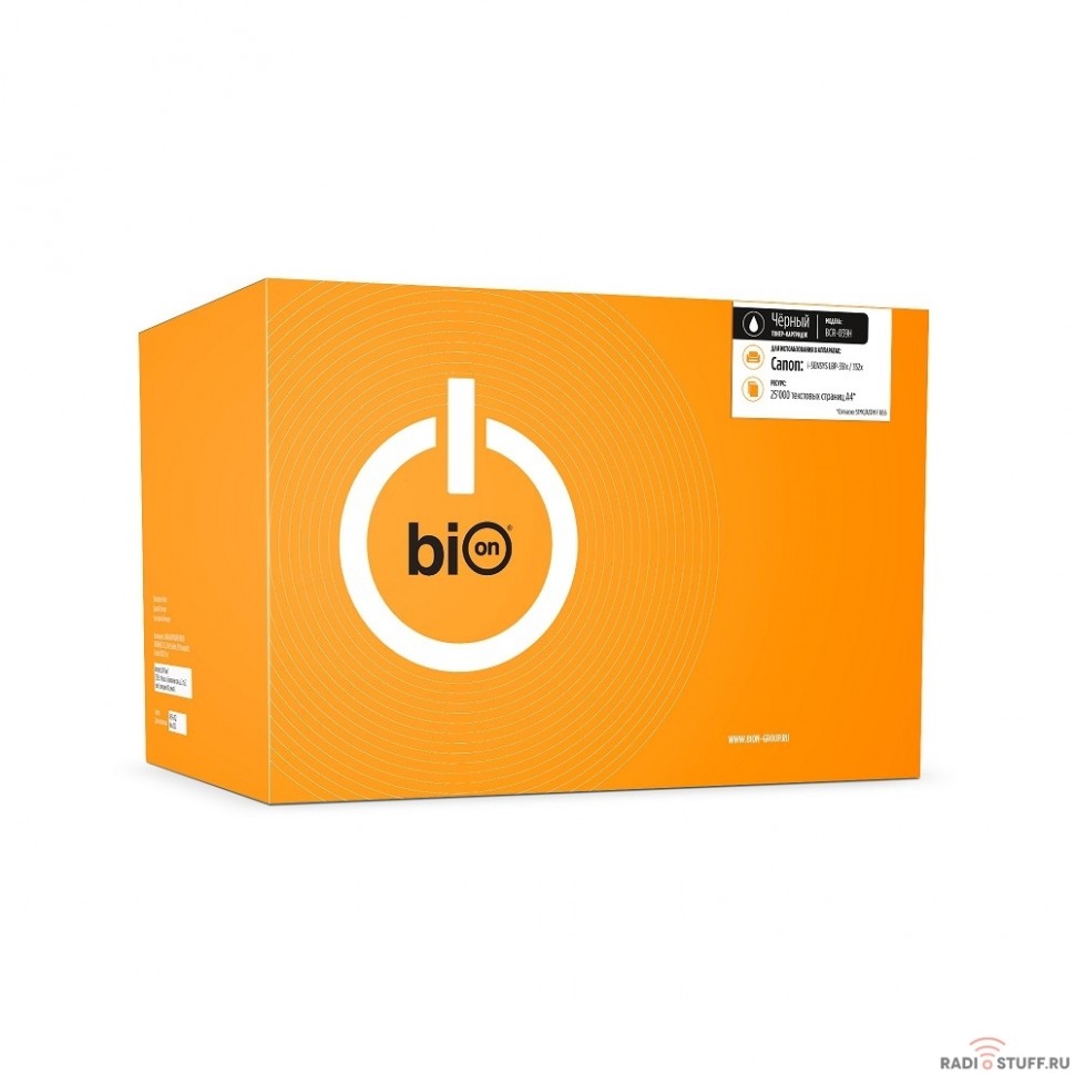 Bion 039H Картридж для Canon imageCLASS LBP351dn/352dn/351x/352x (25000  стр.), Черный