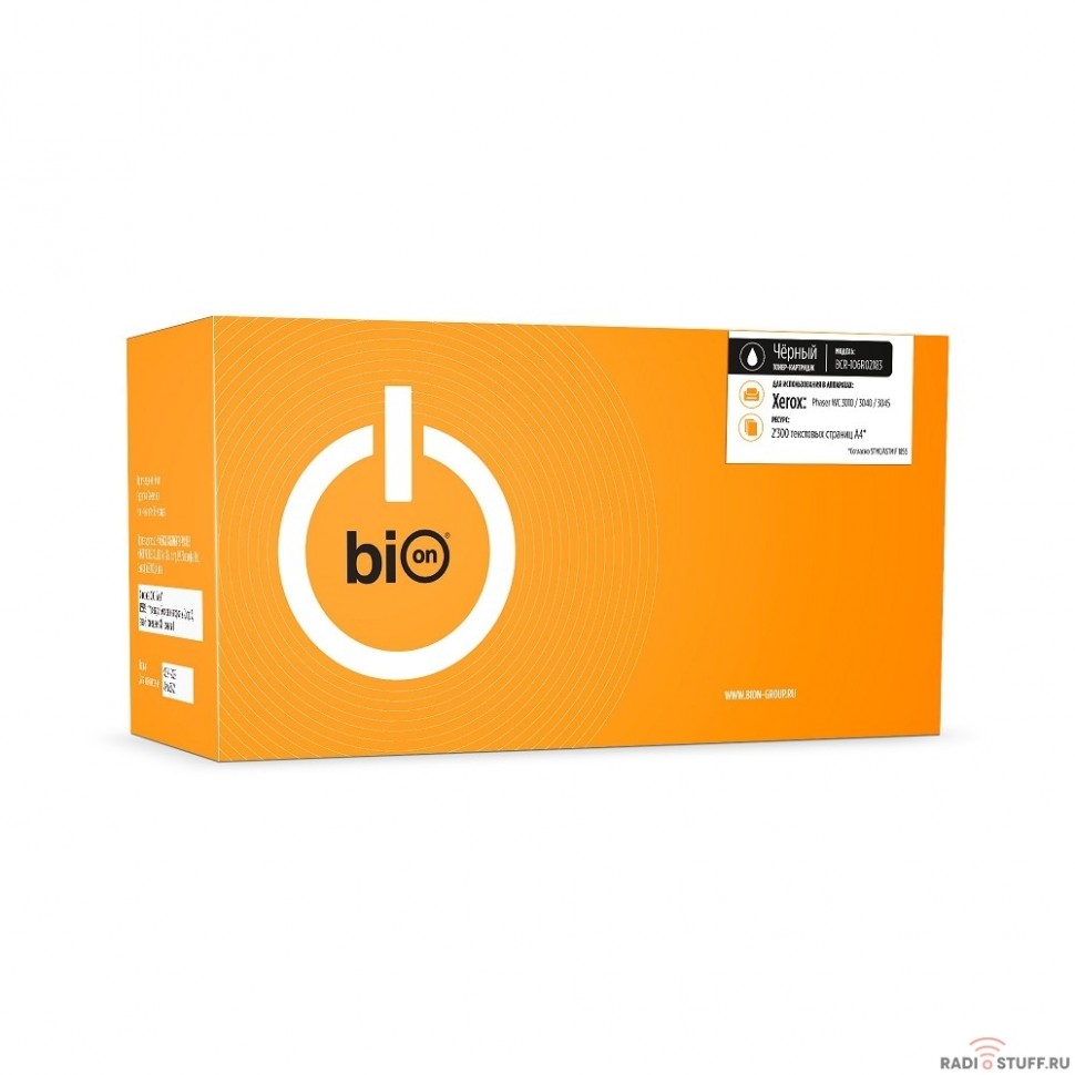 Bion 106R02183 Картридж для Xerox Phaser 3010/3040, WorkCentre 3045 (2300  стр.), Черный