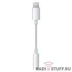 MMX62ZM/A Apple Lightning to 3.5 mm Headphone Jack Adapter